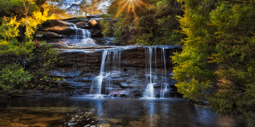 wentworth falls waterfall near sydney